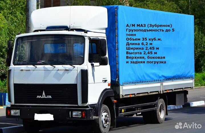 Грузоперевозки попутно от 1 до 20 тонн по России