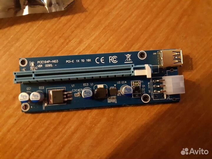 Райзер ver 009s pci e x16