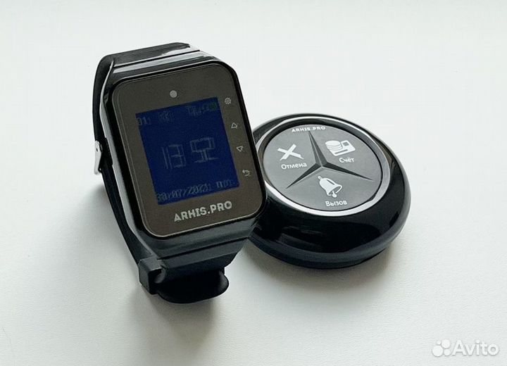 Система вызова официанта кнопка часы в ресторан