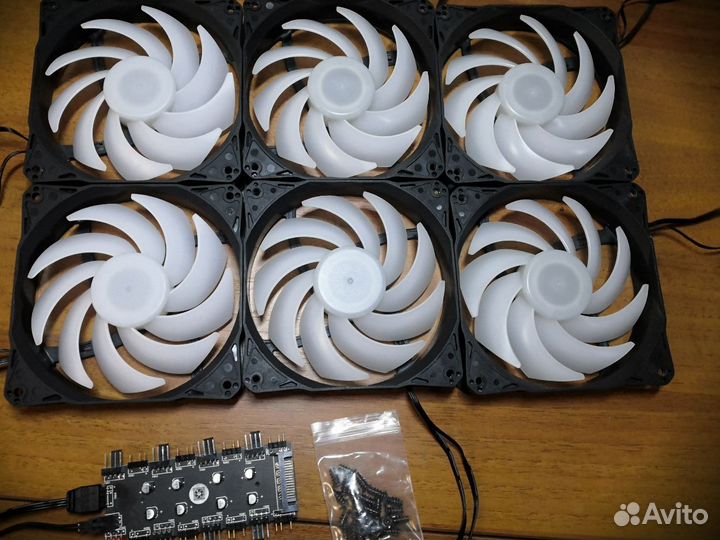 Вентилятор для корпуса 120 мм / Комплект
