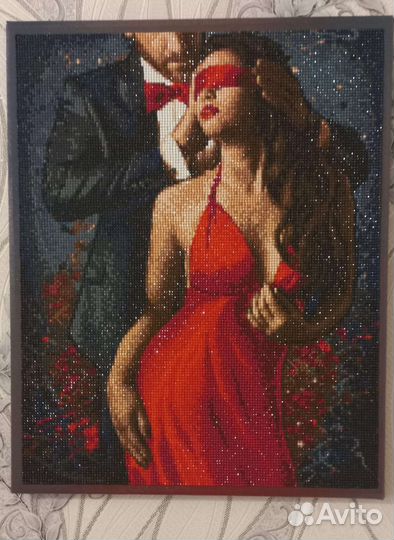 Готовая картина алмазная мозаика