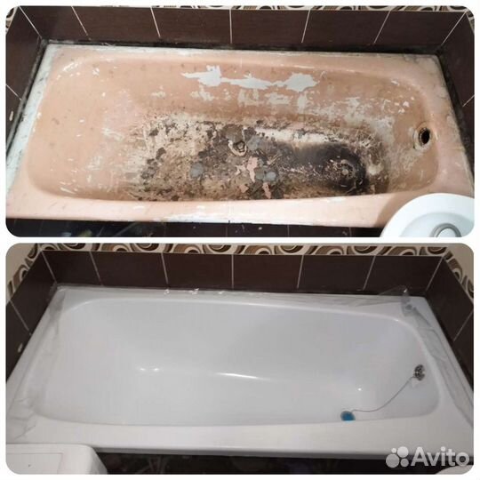 Реставрация ванн, обновление эмали