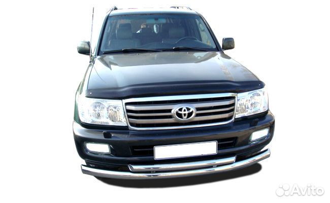 Защита бампера 76/60 мм Toyota Land Cruiser 100