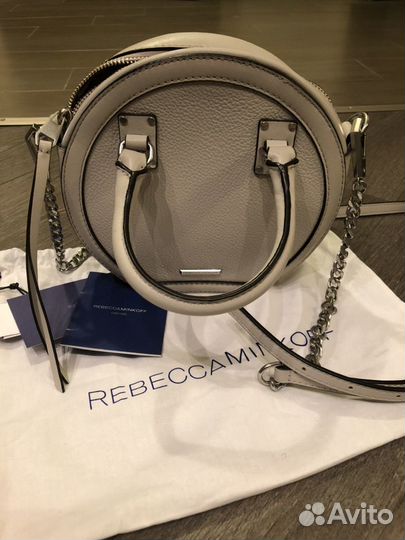 Сумка круглая серая Rebecca Minkoff новая