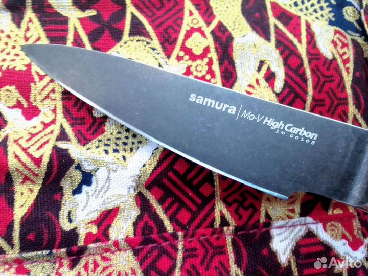 Кухонный Овощной нож Samura Mo-V Stonewash