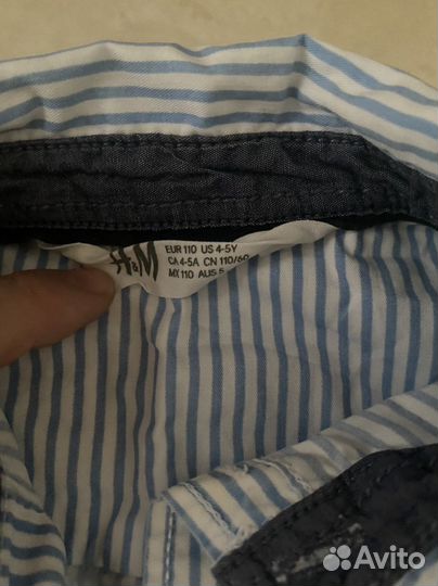 Рубашка детская для мальчиков 98-110