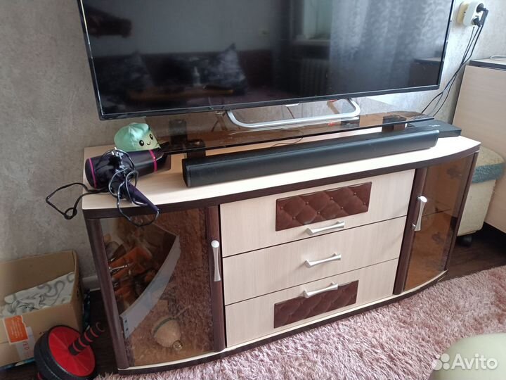 Тумба под телевизор,шкаф и полка комплект