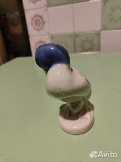 Фигурка Утка, фарфор, СССР, зкх