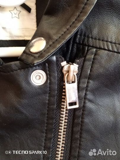Куртка косуха из экокожи для девочки H&M 116