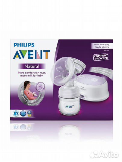 Молокоотсос avent электрический