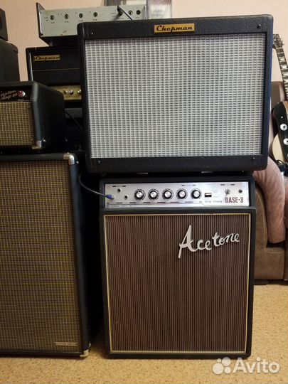 Ace tone base-3 tube combo amp japan 1960s