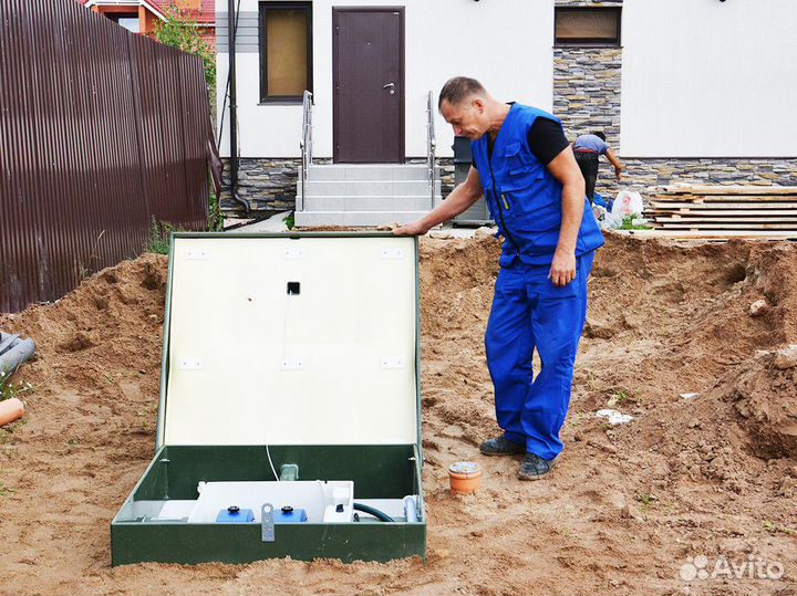 Установка септика под ключ