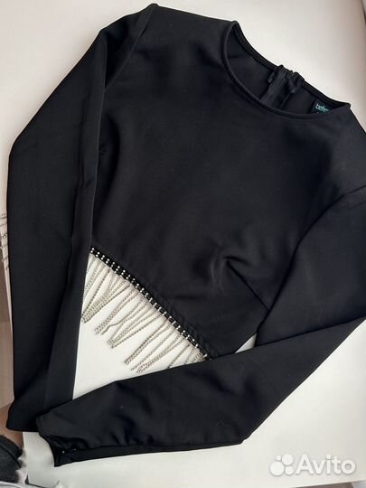 Нарядный кроп топ befree