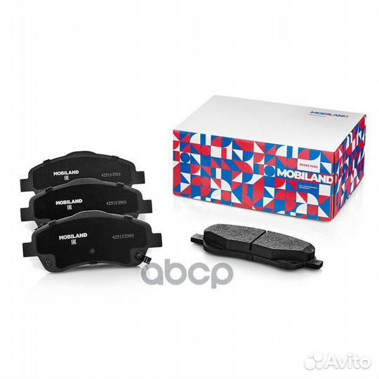 Колодки тормозные дисковые перед 429103900 mobi