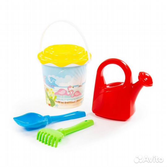 Набор №130 ведро с наклейкой+ситечко 