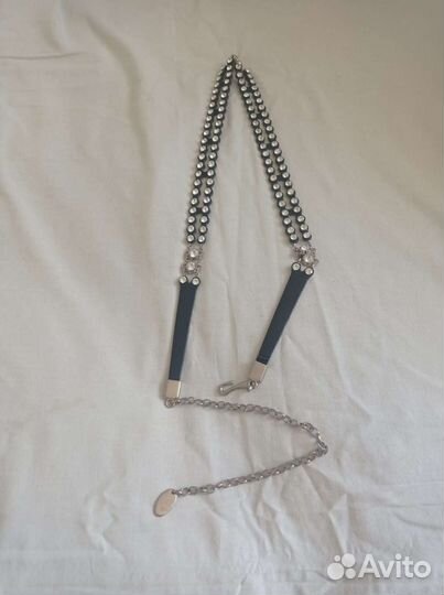 Ремень со стразами y2k