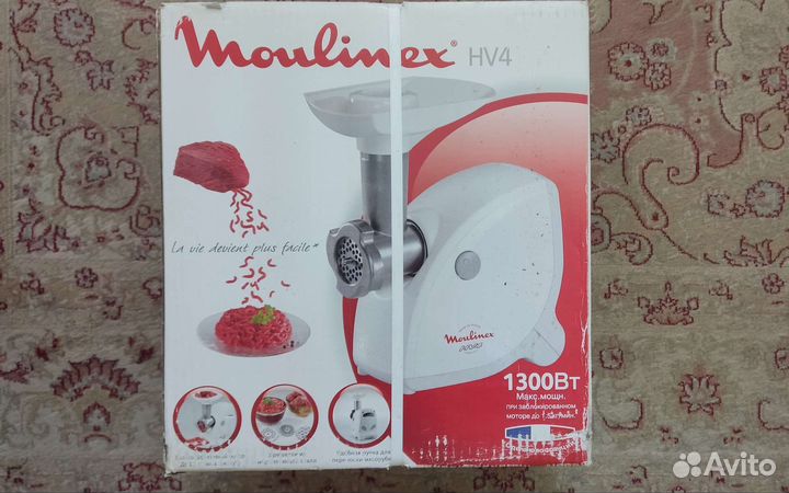 Электромясорубка Moulinex HV4