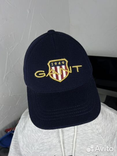 Кепка Gant Шерстяная Оригинал Синяя