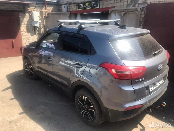 Багажник на крышу Хендай Крета модельный крыло