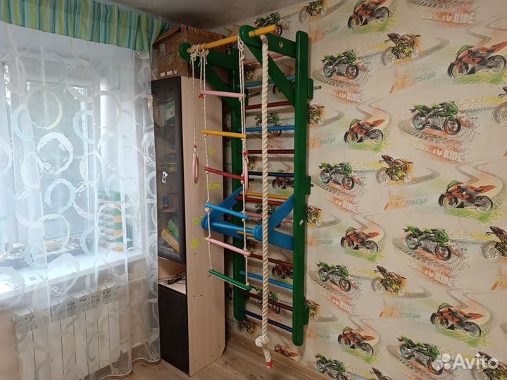 Детская шведская стенка деревянная