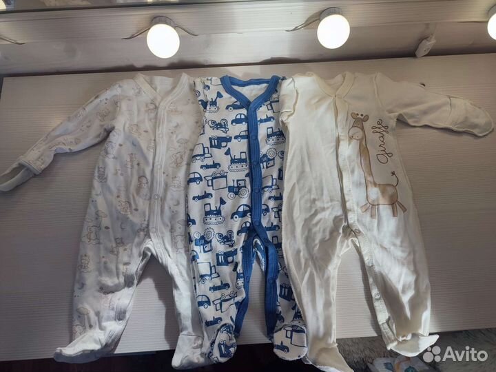 Детские вещи пакетом 50,56 размеров 9 позиций