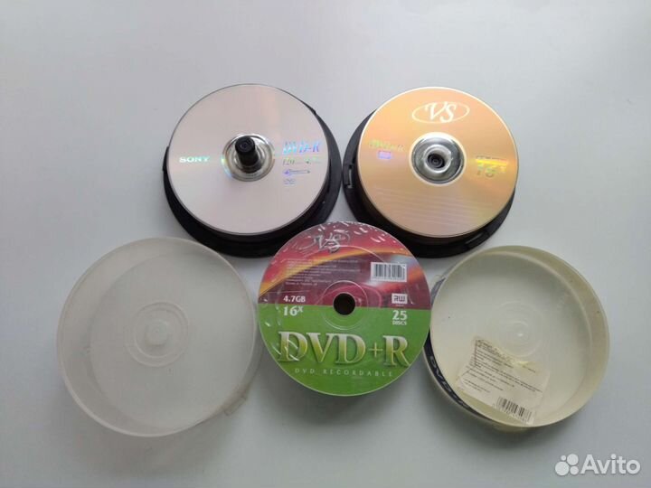 DVD диски для записи, чистые, новые