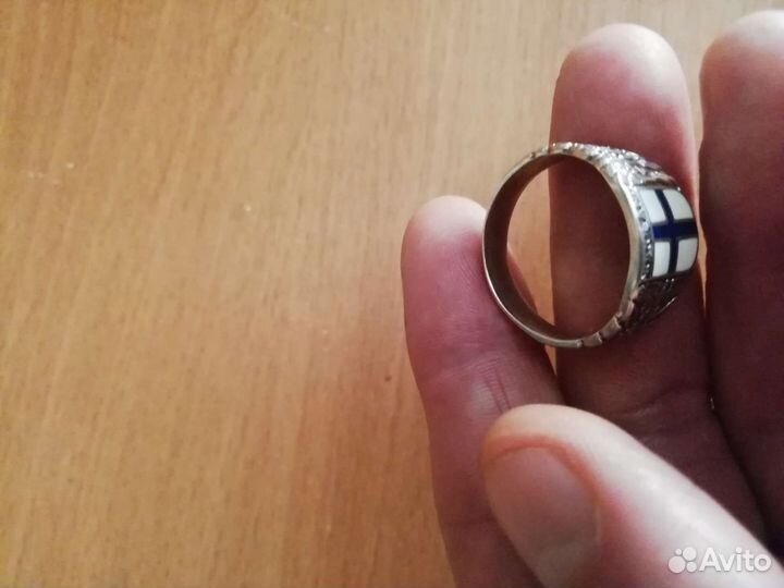 Серебряное кольцо 835 пр