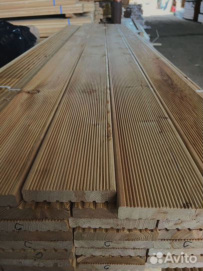 Доски лиственницы камерной сушки 30x140 мм, для бе