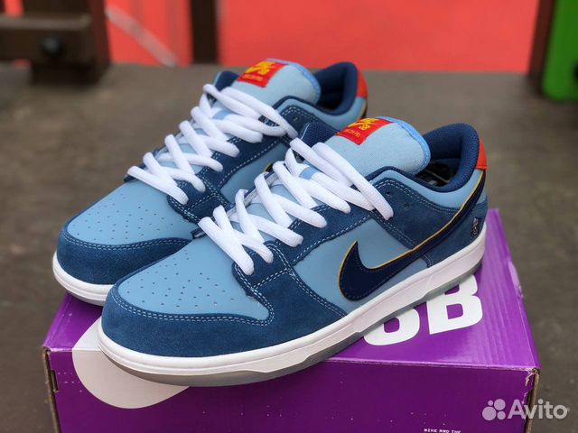 Кроссовки Nike Dunk Low SB why so sad/данки синие купить в Москве ...