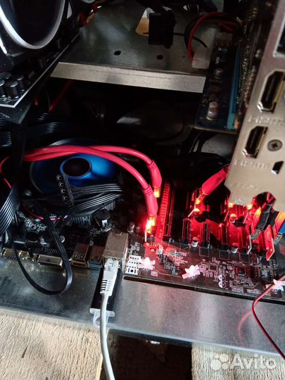 Риг на 7 картах rx570 и rx580 4gb