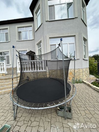 Батут с сеткой бу