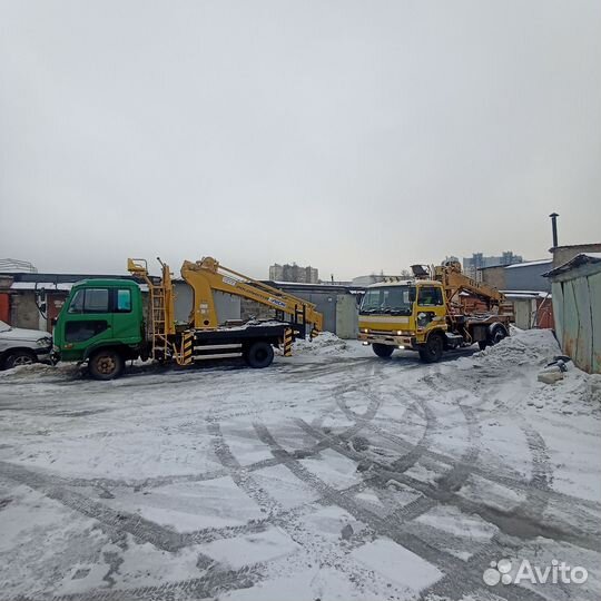 Установка столбов опор лэп