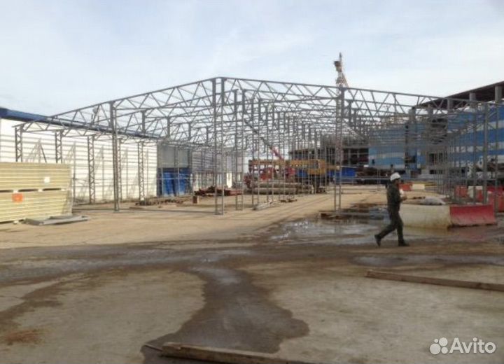 Строительство ангаров складов
