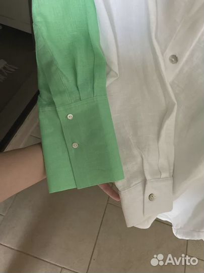 Льняная рубашка женская новая