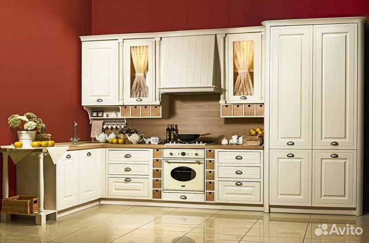 Кухня серо белая с деревом цена за все