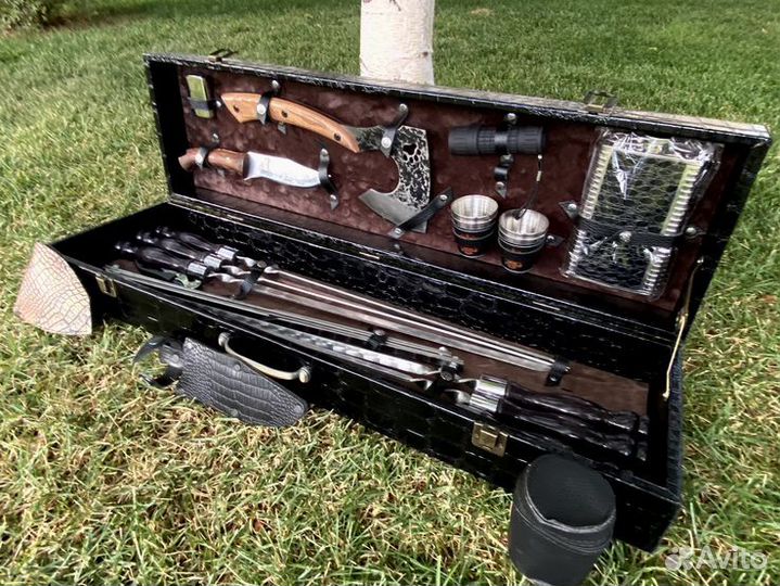 Набор Шампуров в чемодане