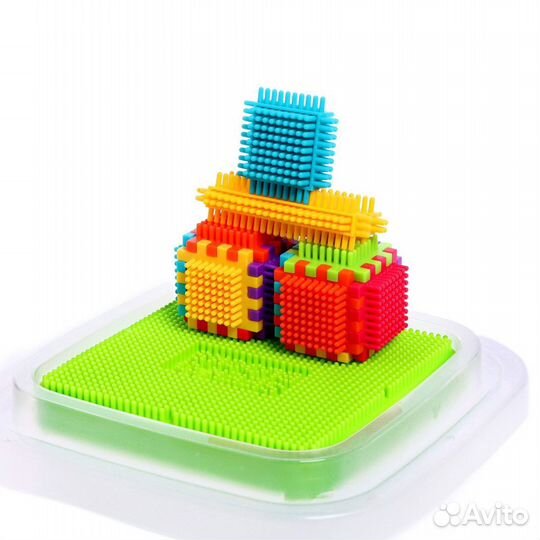 Новый игольчатый конструктор bristles, 200 деталей