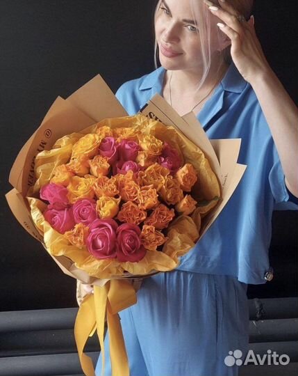 31 роза букет доставка