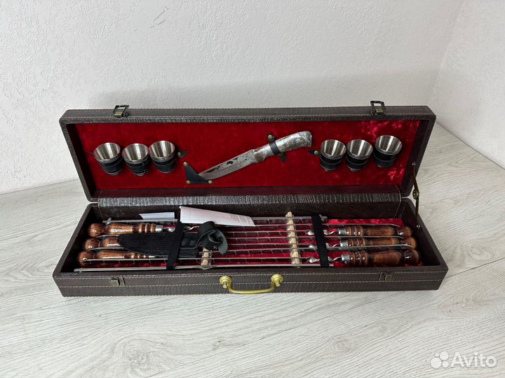 Шн0063GP Шашлычный набор №3, 17 предметов