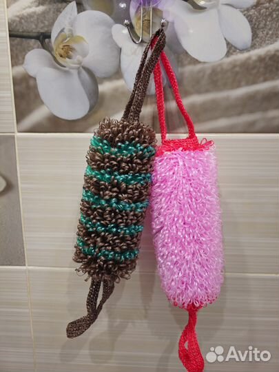 Мочалка ручной работы