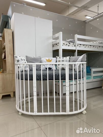 Детская кровать-качалка