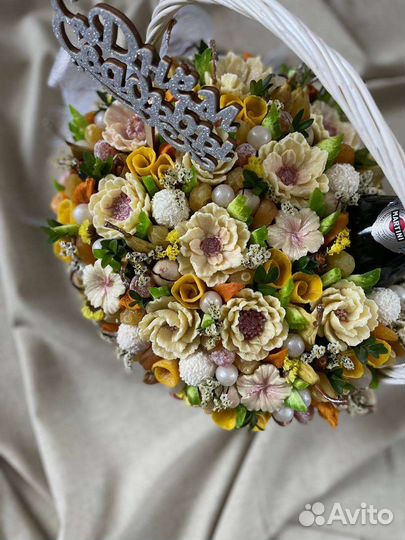 Съедобные букеты,корзины, на день рождение