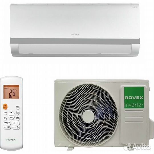 Кондиционер Rovex (завод Midea), инвертор Toshiba