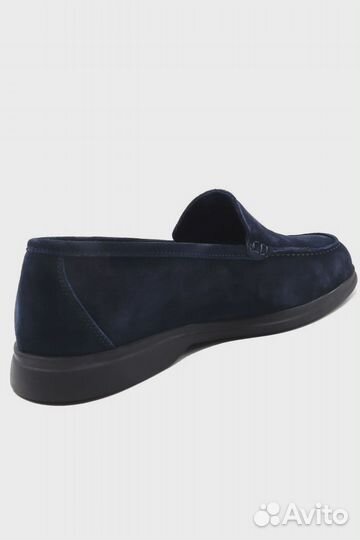 Brunelli лоферы M.1086 Т/синие замша 39 299441