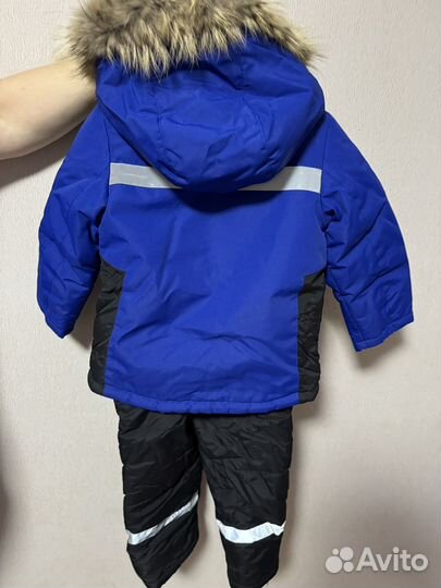 Детский зимний комбинезон на мальчика (раздельный)
