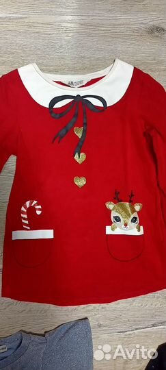 Кофта новый год, Адидас толстовка 134