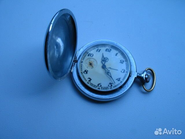 Часы карманные. СССР. Молния. Не рабочие