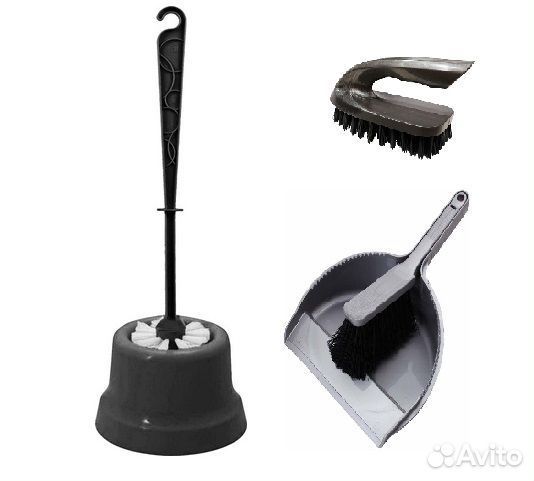 Набор для уборки (щетка+совок,щекта/уголок,ёрш)