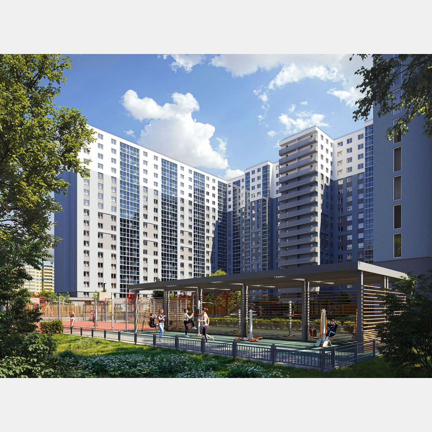 1-к. квартира, 39,3 м², 15/19 эт.