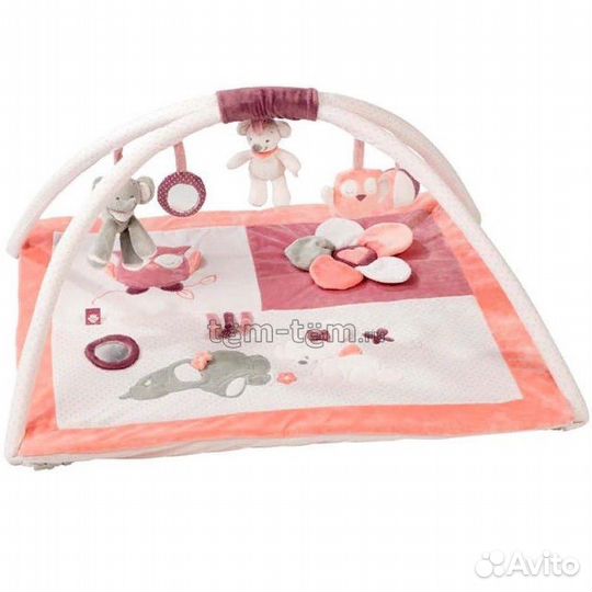 Развивающий игровой коврик с дугами Nattou